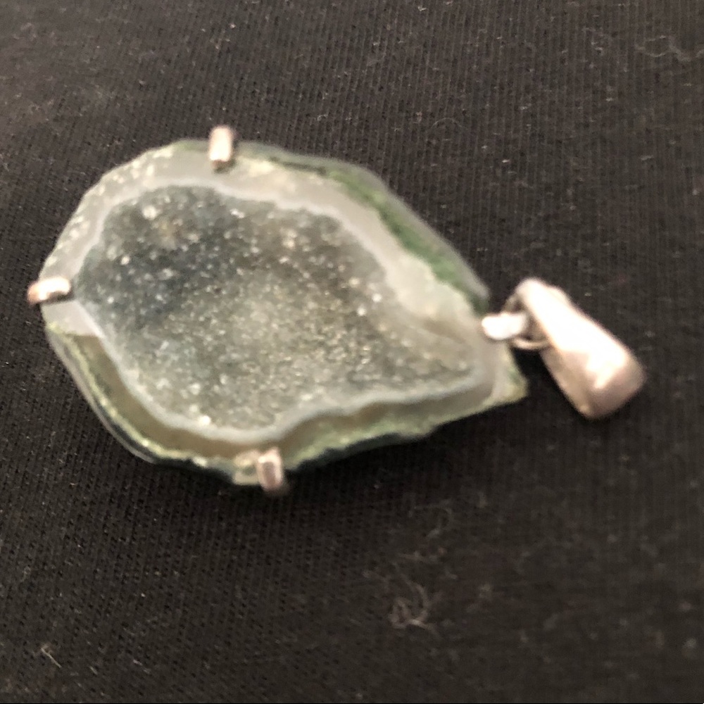 Lapis Lazuli druzy Pendant